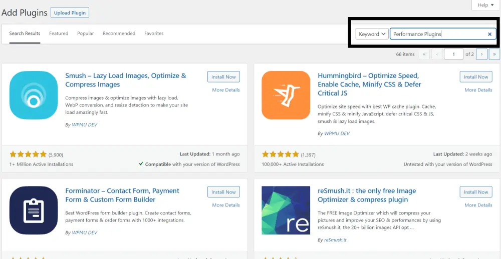 Performance Plugins