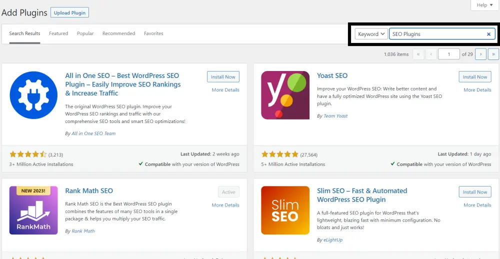 SEO Plugins