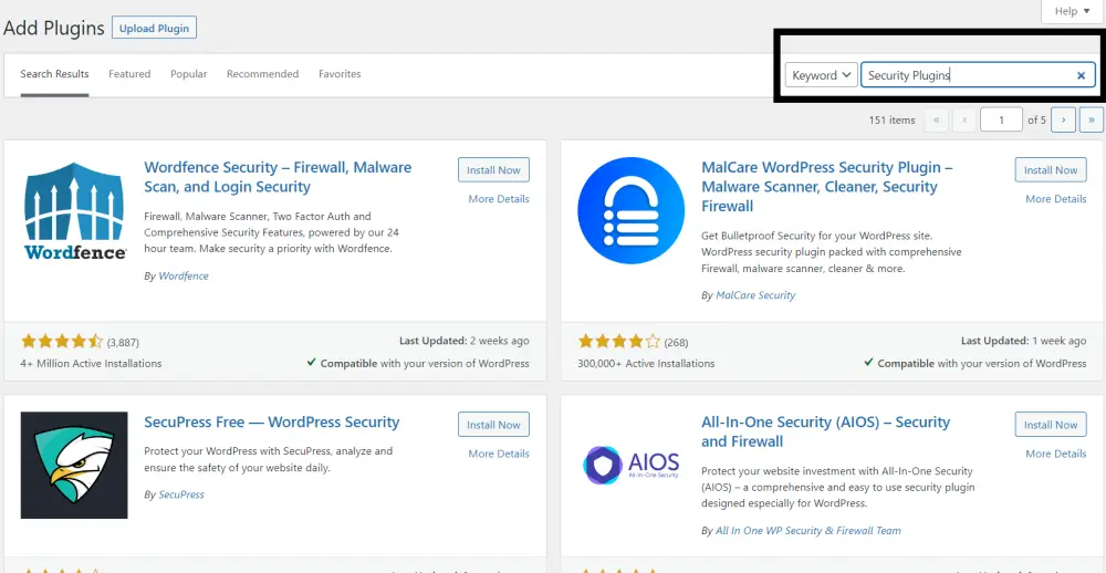 Security Plugins