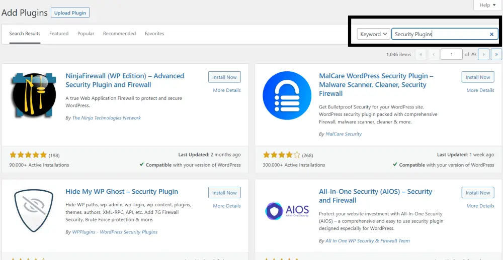 Security Plugins