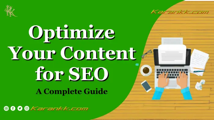 Optimize Your Content for SEO