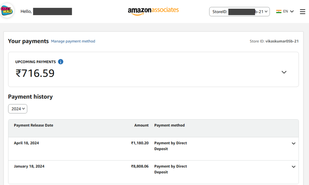 karan rajput kk amazon income proof