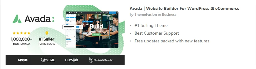 Avada — Best Overall WordPress Theme