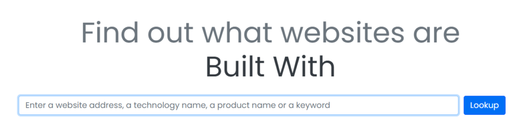 builtwith