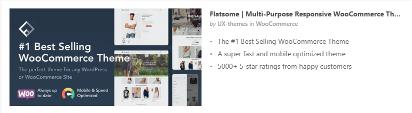 Flatsome — #1 WooCommerce Theme on ThemeForest