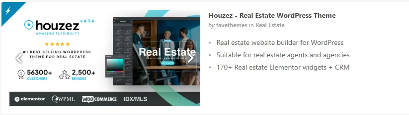 Houzez - Real Estate WordPress Theme