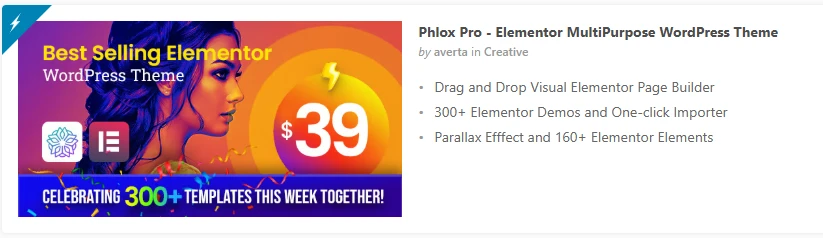 Phlox Pro - Elementor MultiPurpose WordPress Theme