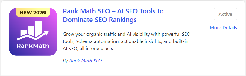 Rank Math SEO