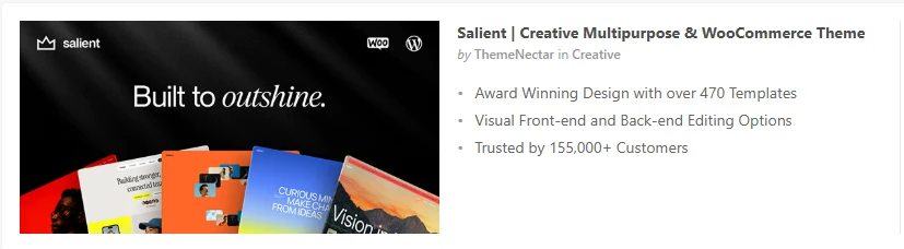 Salient | Creative Multipurpose & WooCommerce Theme