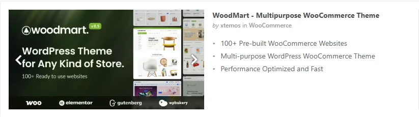 WoodMart - Multipurpose WooCommerce Theme