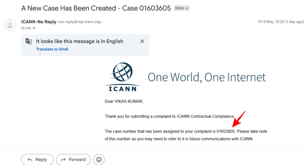 ICANN Case 