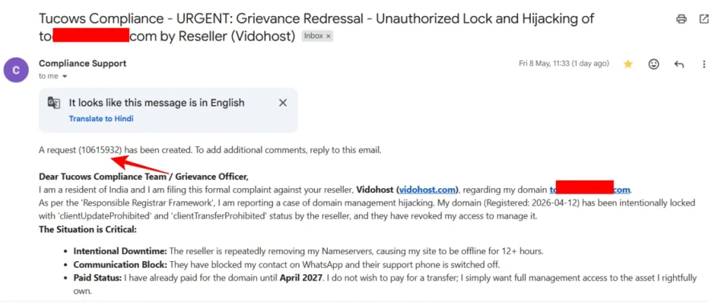 Tucows Compliance