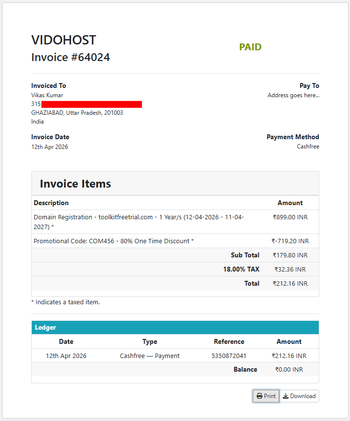 invoice