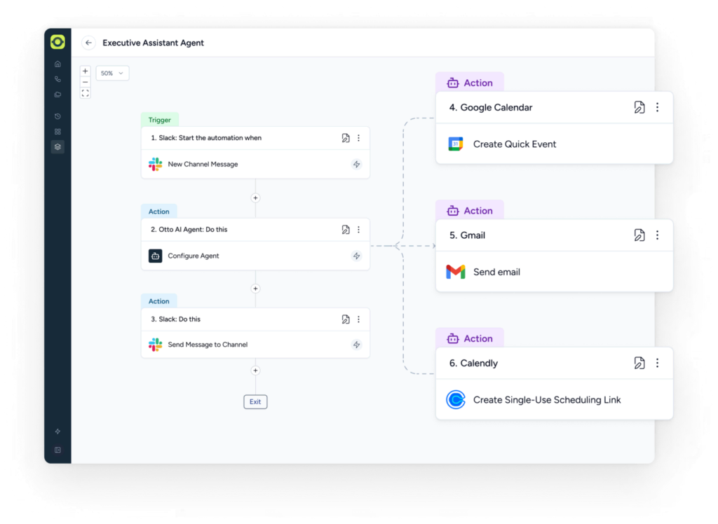 OttoKit AI Agent canvas builder