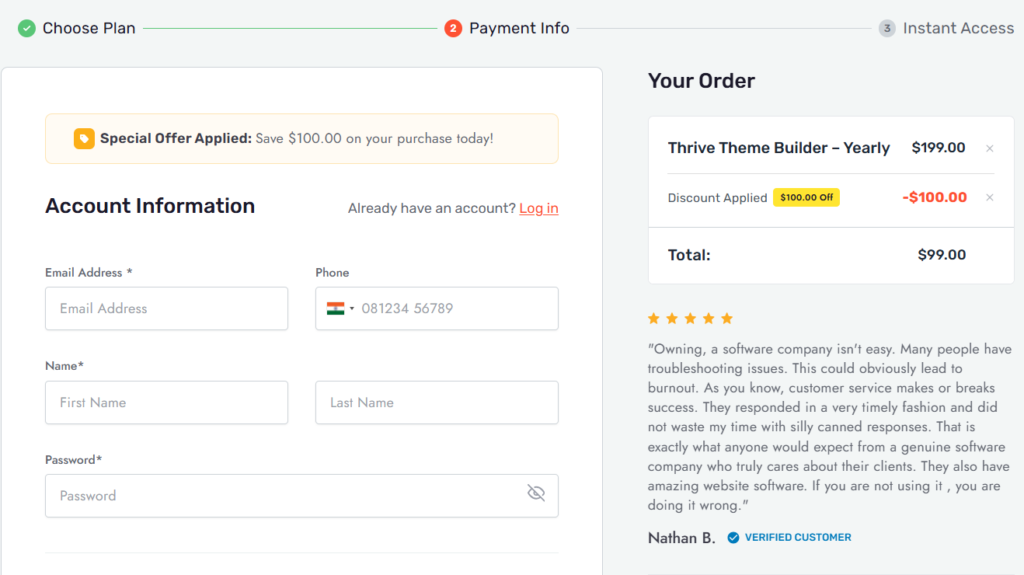 Thrive Theme Builder Discount